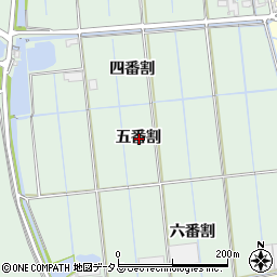 愛知県西尾市一色町細川五番割周辺の地図