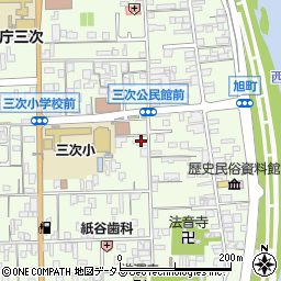 広島県三次市三次町1845周辺の地図