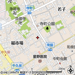 愛知県豊川市牛久保町八幡口64周辺の地図