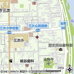 広島県三次市三次町1844-2周辺の地図