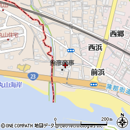 愛知県豊川市御津町赤根前浜7周辺の地図