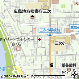 広島県三次市三次町1859-9周辺の地図