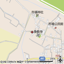 兵庫県たつの市揖保川町市場509-2周辺の地図