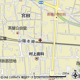 兵庫県姫路市勝原区宮田322周辺の地図