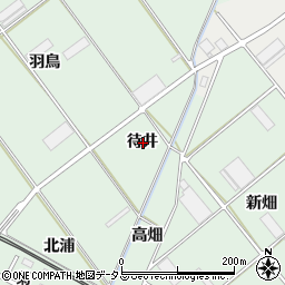 愛知県豊川市御津町下佐脇待井周辺の地図