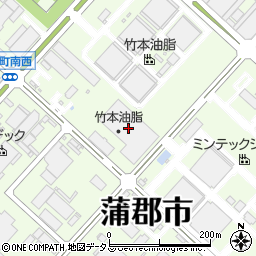 竹本油脂浜町倉庫周辺の地図