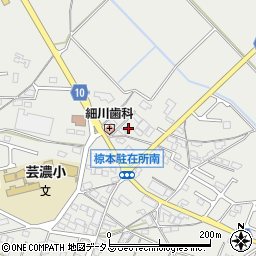 三重県津市芸濃町椋本5035周辺の地図