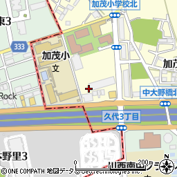 兵庫県川西市加茂3丁目15周辺の地図