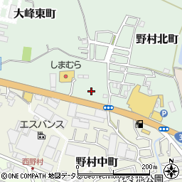 大阪府枚方市大峰東町19周辺の地図