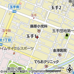 兵庫県姫路市玉手1丁目138周辺の地図