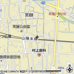 兵庫県姫路市勝原区宮田330周辺の地図