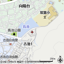 兵庫県相生市古池1丁目10周辺の地図