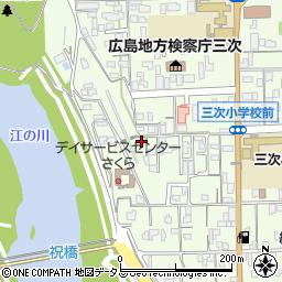 広島県三次市三次町1866-2周辺の地図