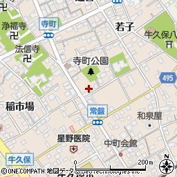 愛知県豊川市牛久保町八幡口49周辺の地図