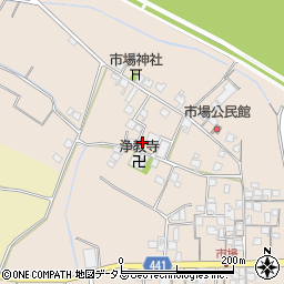 兵庫県たつの市揖保川町市場517周辺の地図
