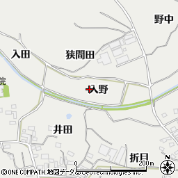 愛知県豊橋市石巻本町入野周辺の地図