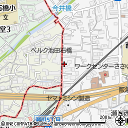 グレイス永田３号館周辺の地図