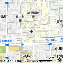 大阪府茨木市下中条町11-15周辺の地図