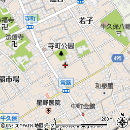 愛知県豊川市牛久保町八幡口44周辺の地図