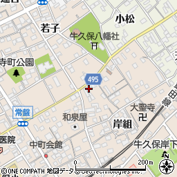 愛知県豊川市牛久保町常盤21-3周辺の地図