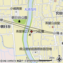 兵庫県姫路市勝原区宮田381周辺の地図