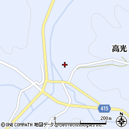 広島県神石郡神石高原町高光1660周辺の地図