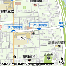 三次郷心会事務局周辺の地図