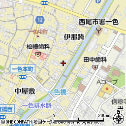 愛知県西尾市一色町一色伊那跨46周辺の地図