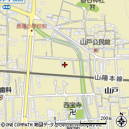 兵庫県姫路市勝原区山戸356周辺の地図