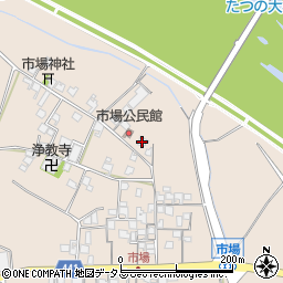 兵庫県たつの市揖保川町市場767-1周辺の地図