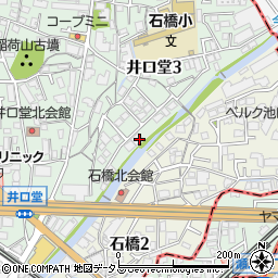 大阪府池田市井口堂3丁目10周辺の地図