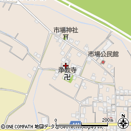 兵庫県たつの市揖保川町市場516-3周辺の地図