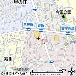 兵庫県宝塚市泉町17周辺の地図