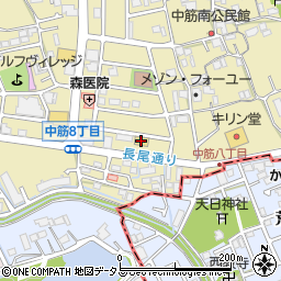クラフトハートトーカイ宝塚店周辺の地図