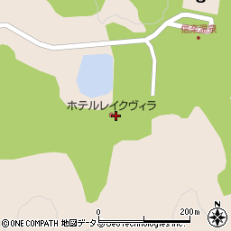 信楽温泉周辺の地図