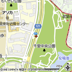 東町センター前周辺の地図