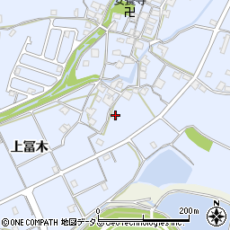 兵庫県加古川市志方町上冨木455-1周辺の地図