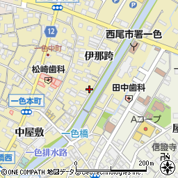 愛知県西尾市一色町一色伊那跨41周辺の地図