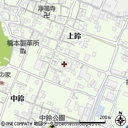 兵庫県姫路市四郷町上鈴254-1周辺の地図