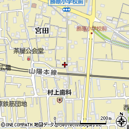 兵庫県姫路市勝原区宮田431周辺の地図