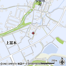 兵庫県加古川市志方町上冨木519-4周辺の地図