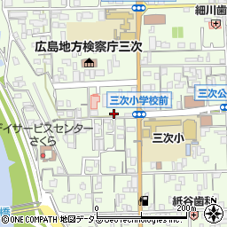 広島県三次市三次町1779-4周辺の地図