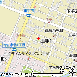 兵庫県姫路市玉手1丁目127周辺の地図