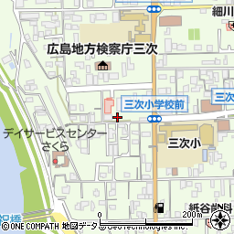 広島県三次市三次町1779-12周辺の地図