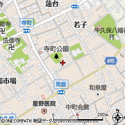 愛知県豊川市牛久保町八幡口43周辺の地図