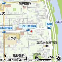 広島県三次市三次町1538周辺の地図