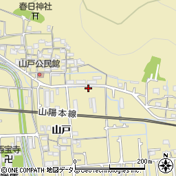 兵庫県姫路市勝原区山戸30周辺の地図