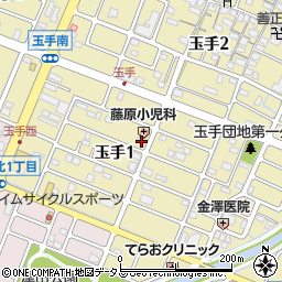 兵庫県姫路市玉手1丁目174周辺の地図