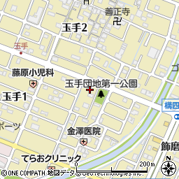 兵庫県姫路市玉手1丁目212周辺の地図