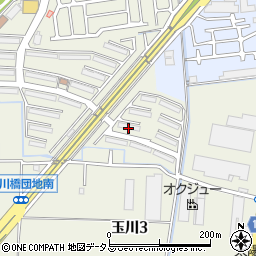 大阪府高槻市玉川2丁目18周辺の地図
